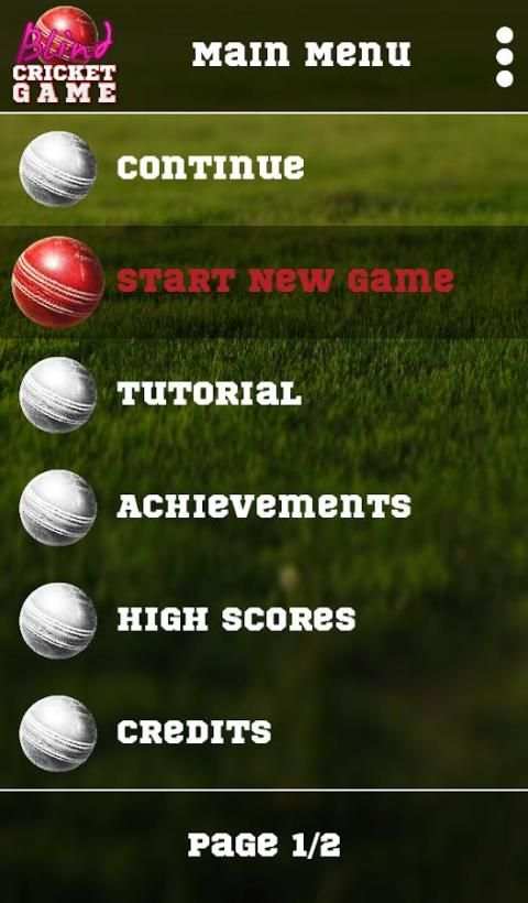 Blind Cricket स्क्रीनशॉट 5