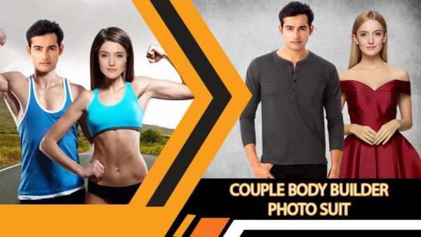 Body Builder Couple Photo Suit Editor screenshot 2