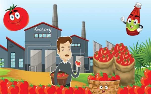 Tomato Ketchup Factory Simulator 4 تصوير الشاشة