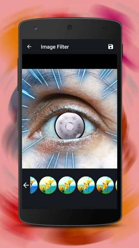 Sharingan Eye Effect 1 تصوير الشاشة
