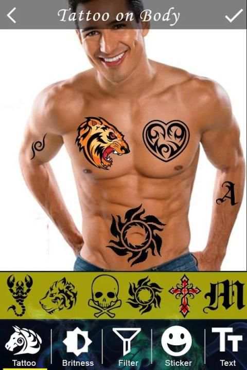 Tattoo on Body Photo Editor screenshot 5