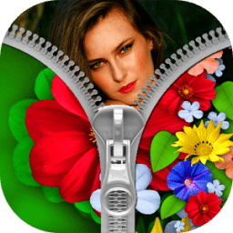 Flower Zipper Lock Screen icon