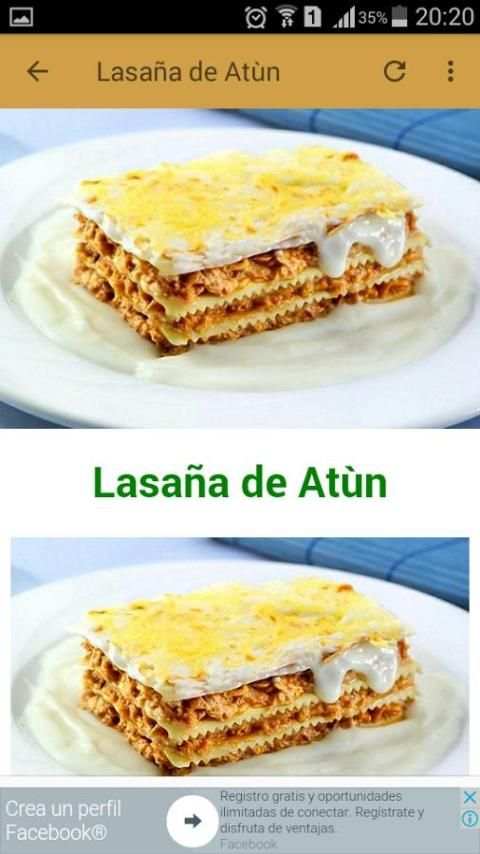 Recetas de Lasaña 6 تصوير الشاشة