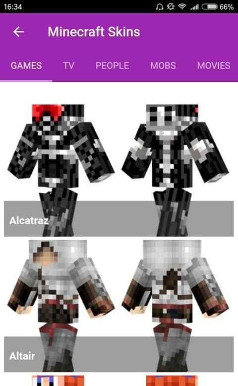 Skins for Minecraft PE screenshot 1