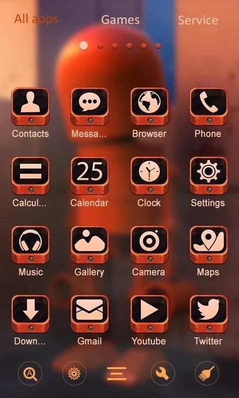 Droid Love GO Launcher 6 تصوير الشاشة