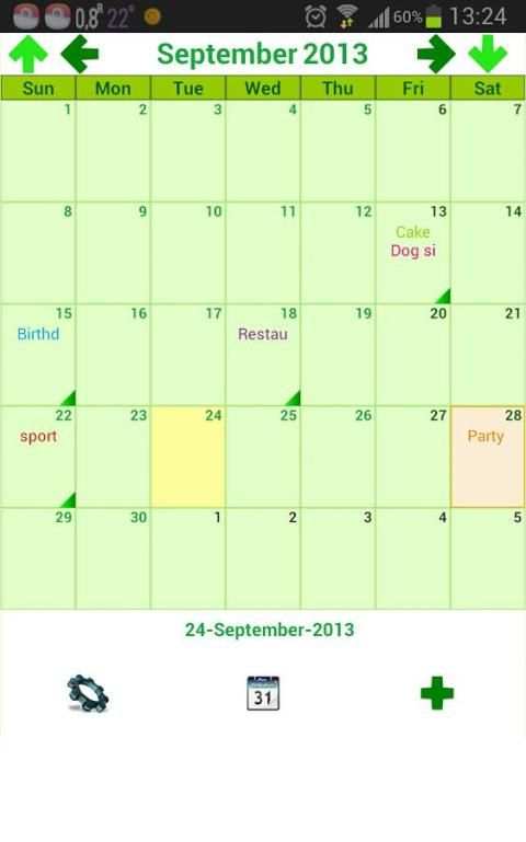 My Calendar 5 تصوير الشاشة