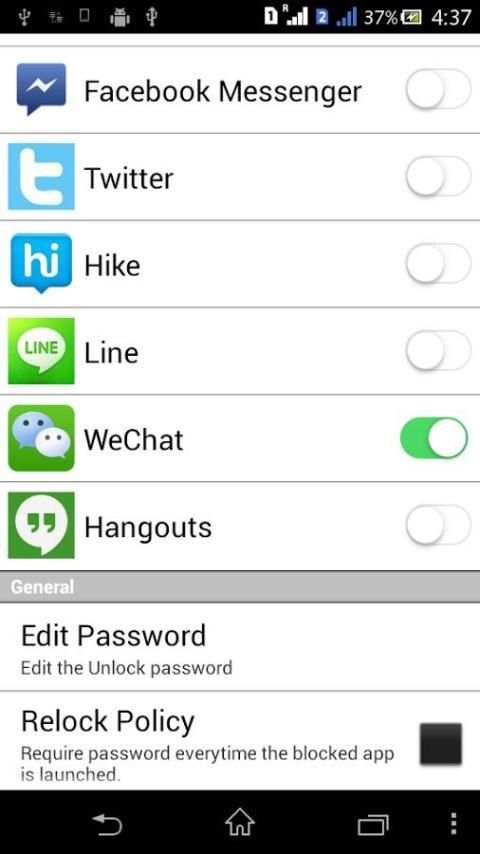 Chat Lock Lite screenshot 4