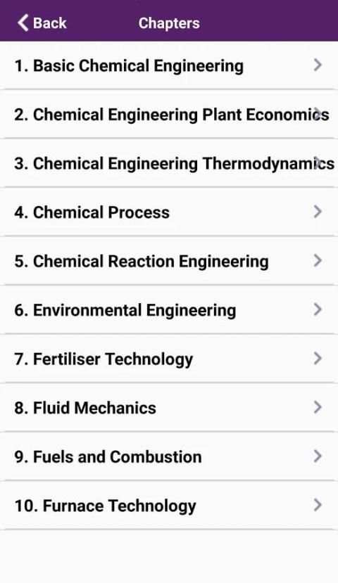 Chemical Engineering screenshot 7