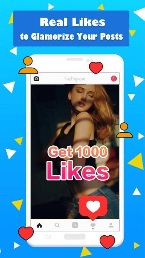 Likes+ Real Likes & Followers 1 تصوير الشاشة
