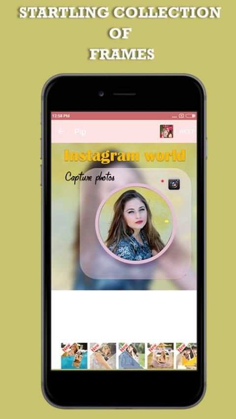 Pip Selfie Camera скриншот 8