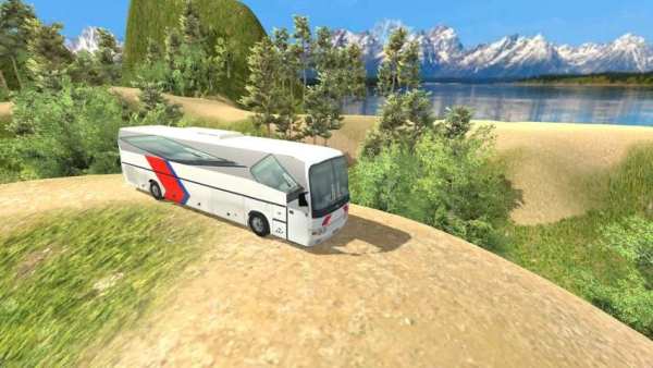 Offroad Tourist Bus Driving Mountain Bus simulator screenshot 6