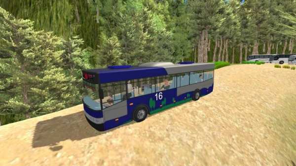 Offroad Tourist Bus Driving Mountain Bus simulator screenshot 4