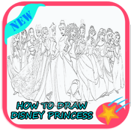 How to Draw Disney Princesses иконка