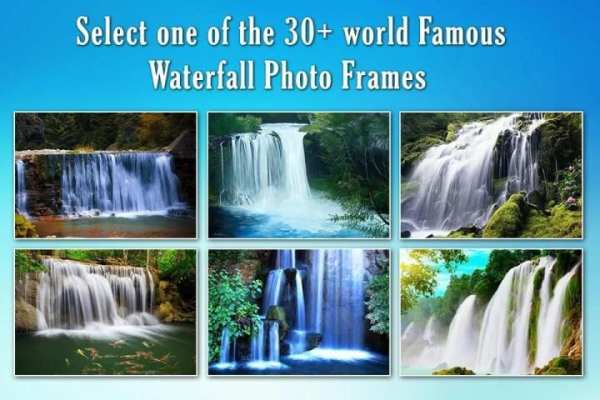 Waterfall Photo Frame स्क्रीनशॉट 3