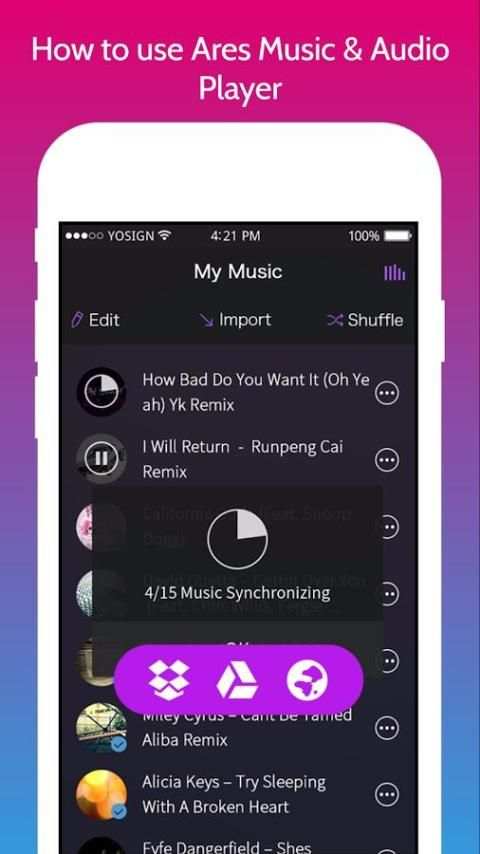 How to use Ares Music & Audio Player 1 تصوير الشاشة