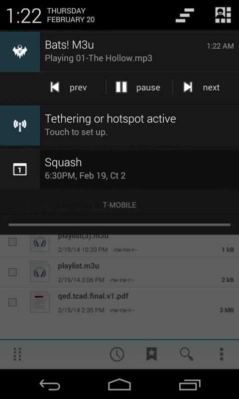 Bats! M3u streaming player 2 تصوير الشاشة
