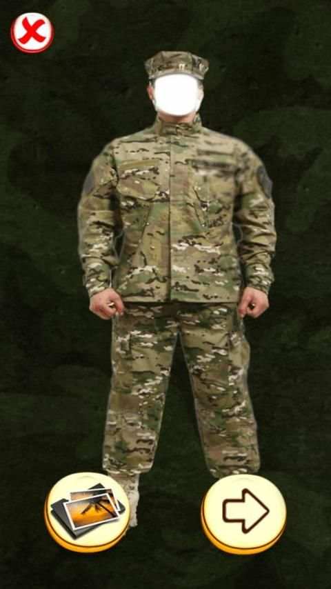 Photo Editor - Military Man screenshot 7