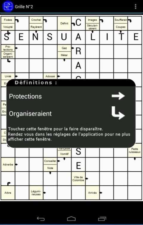 Mots Fléchés Volume1 скриншот 3