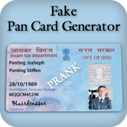 ikon Fake Pan Card Maker : Fake ID Card Generator