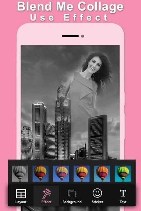 Blend Me Collage Photo Editor скриншот 1