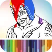 Coloring Book for WWE