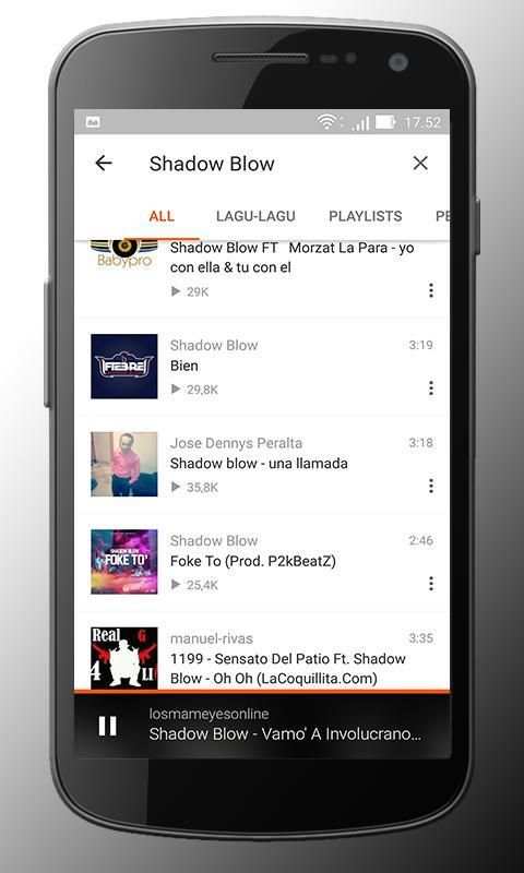 Shadow Blow All Songs 1 تصوير الشاشة