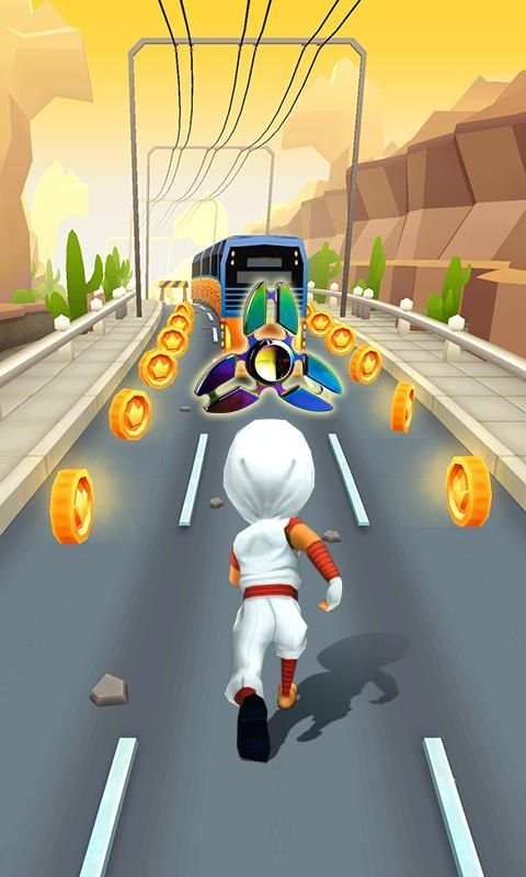 Ninja Fidget Spinner Run screenshot 3