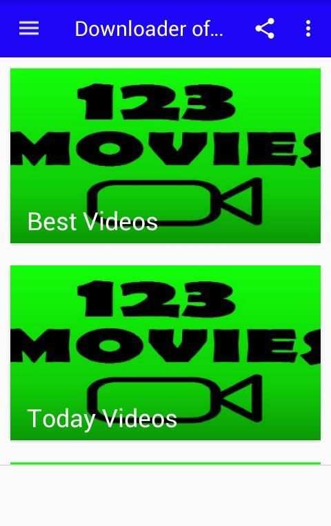 Downloader of 123Movies Tips screenshot 1