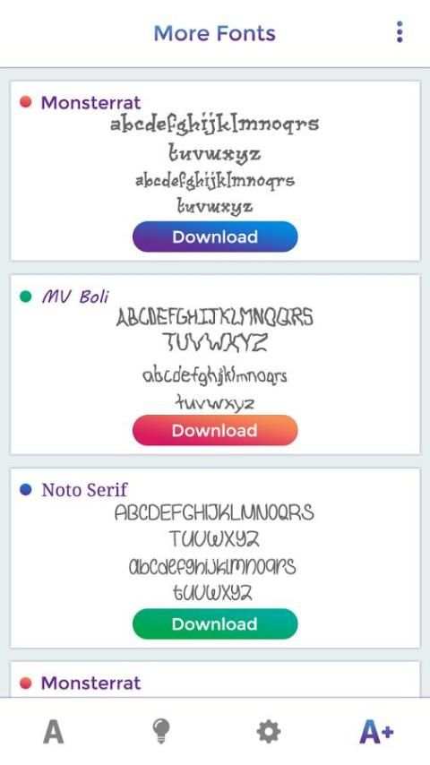 Galaxy Font Style 3 تصوير الشاشة