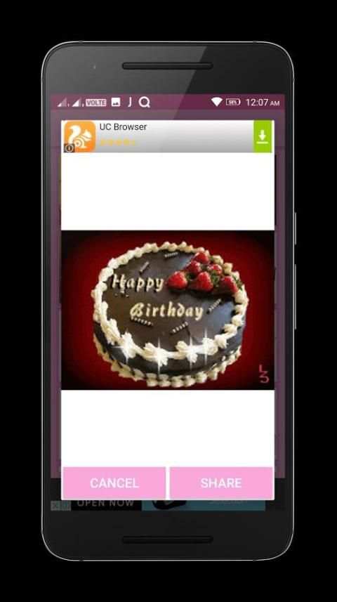 Birthday Gif:Whatsapp Messenger screenshot 1