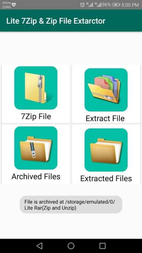 Lite 7z & 7Zip File Extarctor screenshot 5