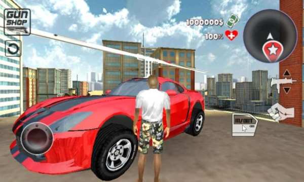 Crime City Game - Cars Fly 4 تصوير الشاشة
