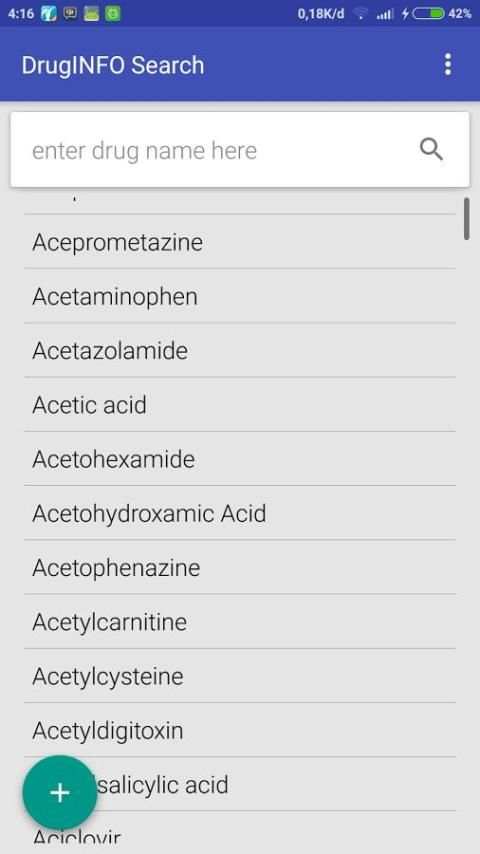 Drug INFO screenshot 2