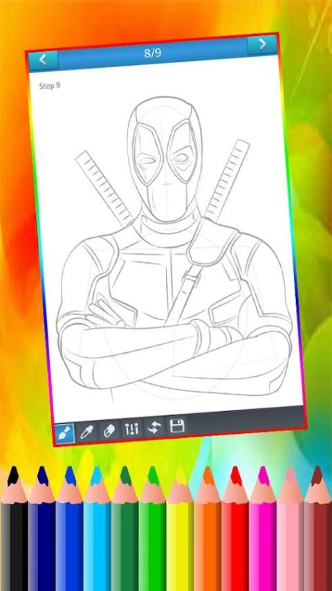 How To Draw Deadpool | Step By Step Tutorial - YouTube