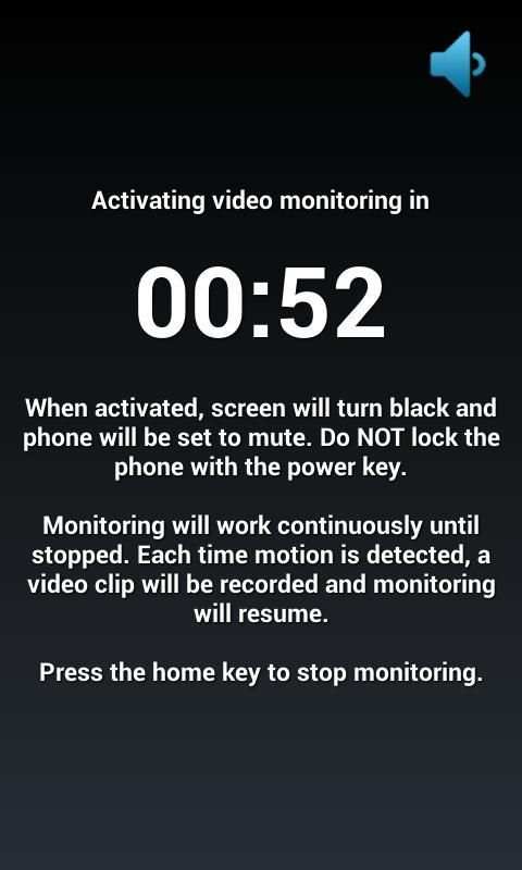 Motion Detector Video Recorder screenshot 4