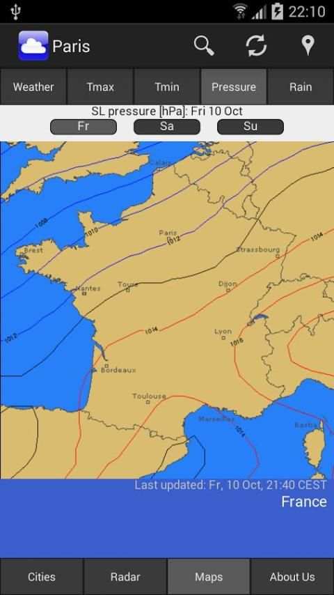WeatherOnline Weather скриншот 2