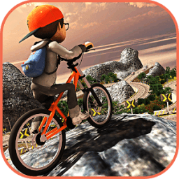 bmx Hill Climb mountain Cycling icon