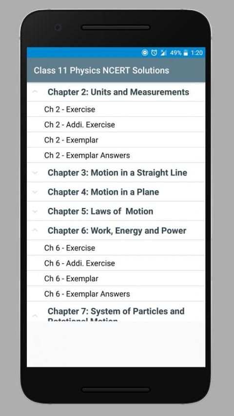 Class 11 Physics NCERT Solutions скриншот 5