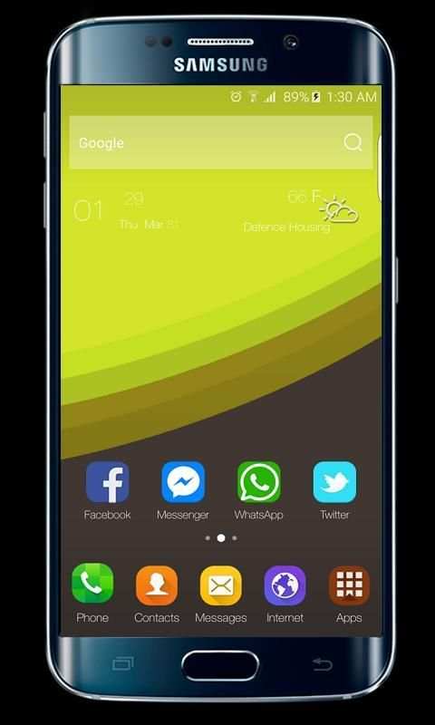 S7 launcher theme स्क्रीनशॉट 4