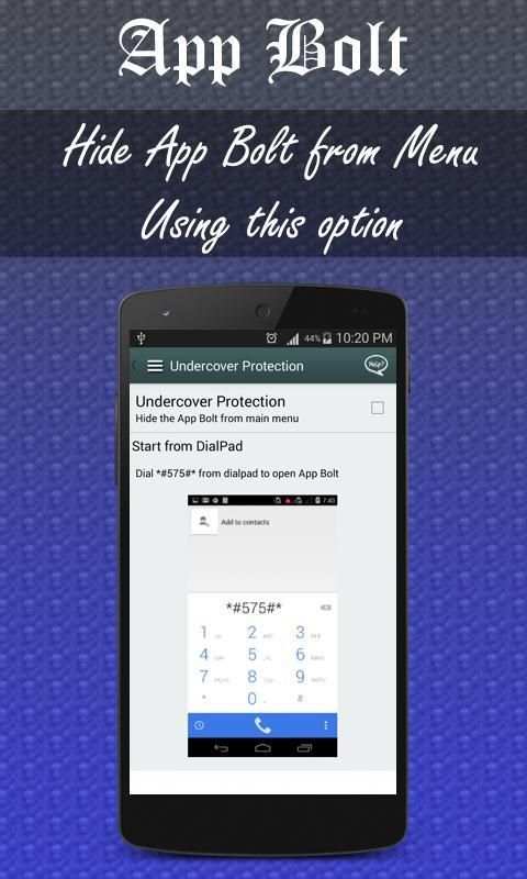 App Locker-App Bolt скриншот 4