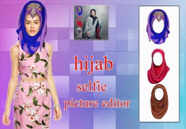 Hijab Selfie Picture Editor скриншот 5