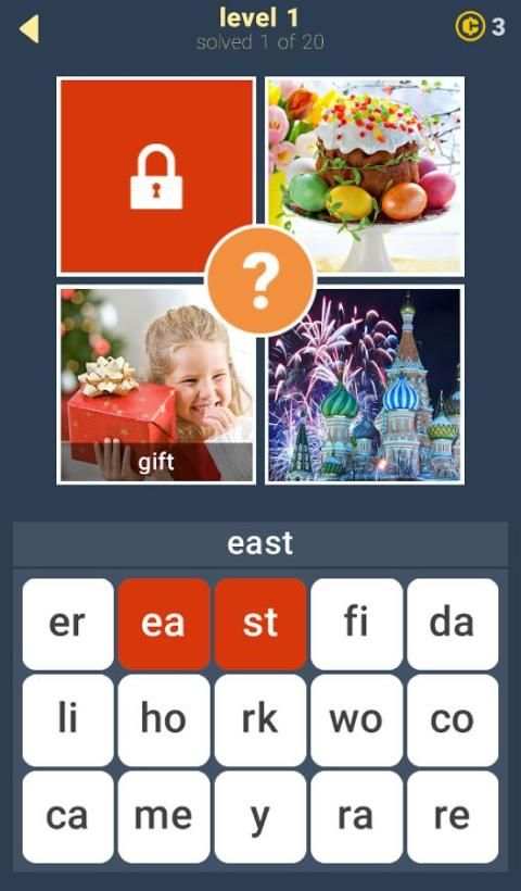 3 Pics 1 Key Word screenshot 3