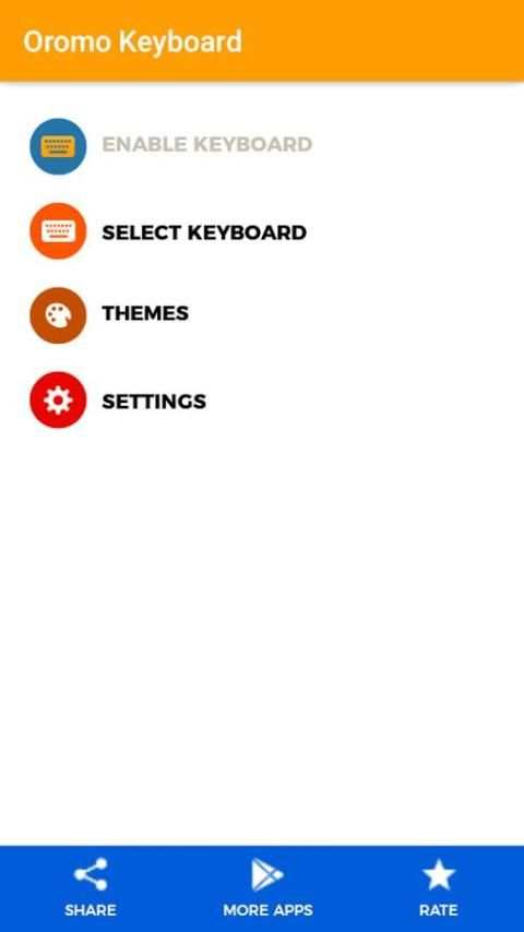 Oromo Keyboard скриншот 3