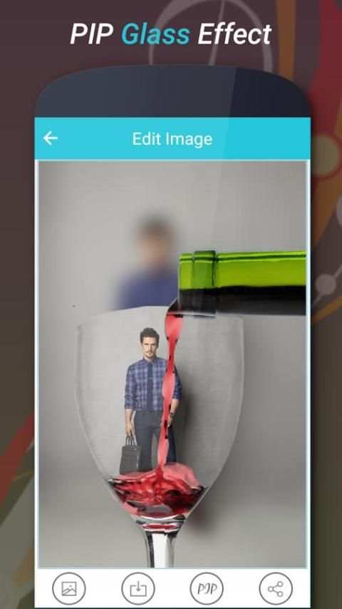 PIP Glass Photo Editor screenshot 3