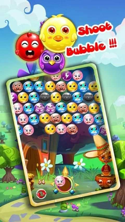 Bubble Bash Bubble Bird Rescue स्क्रीनशॉट 11