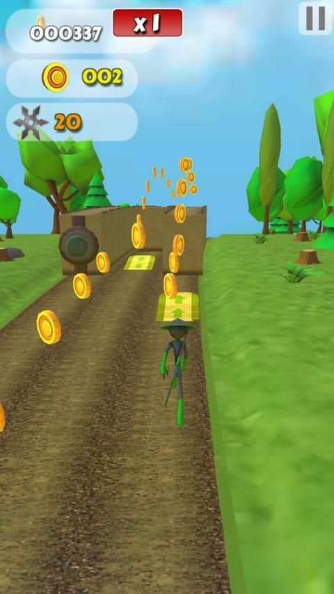 Angry Stickman Run - Running Game screenshot 1