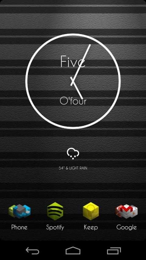 Cubed Apex/Nova Icon Theme 2 تصوير الشاشة