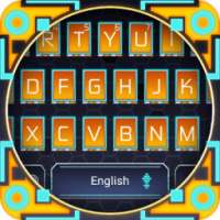 orange science keyboard blue time travel on 9Apps