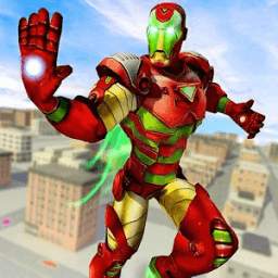Flying Robot Superhero: Crime City Rescue