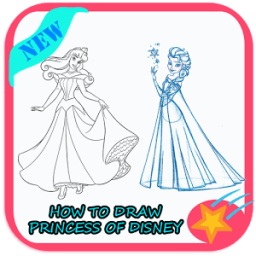 ikon How to Draw Princess of Disney